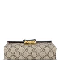 Gucci GG Supreme Padlock Mini Top Handle Shoulder Bag