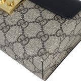 Gucci GG Supreme Padlock Mini Top Handle Shoulder Bag