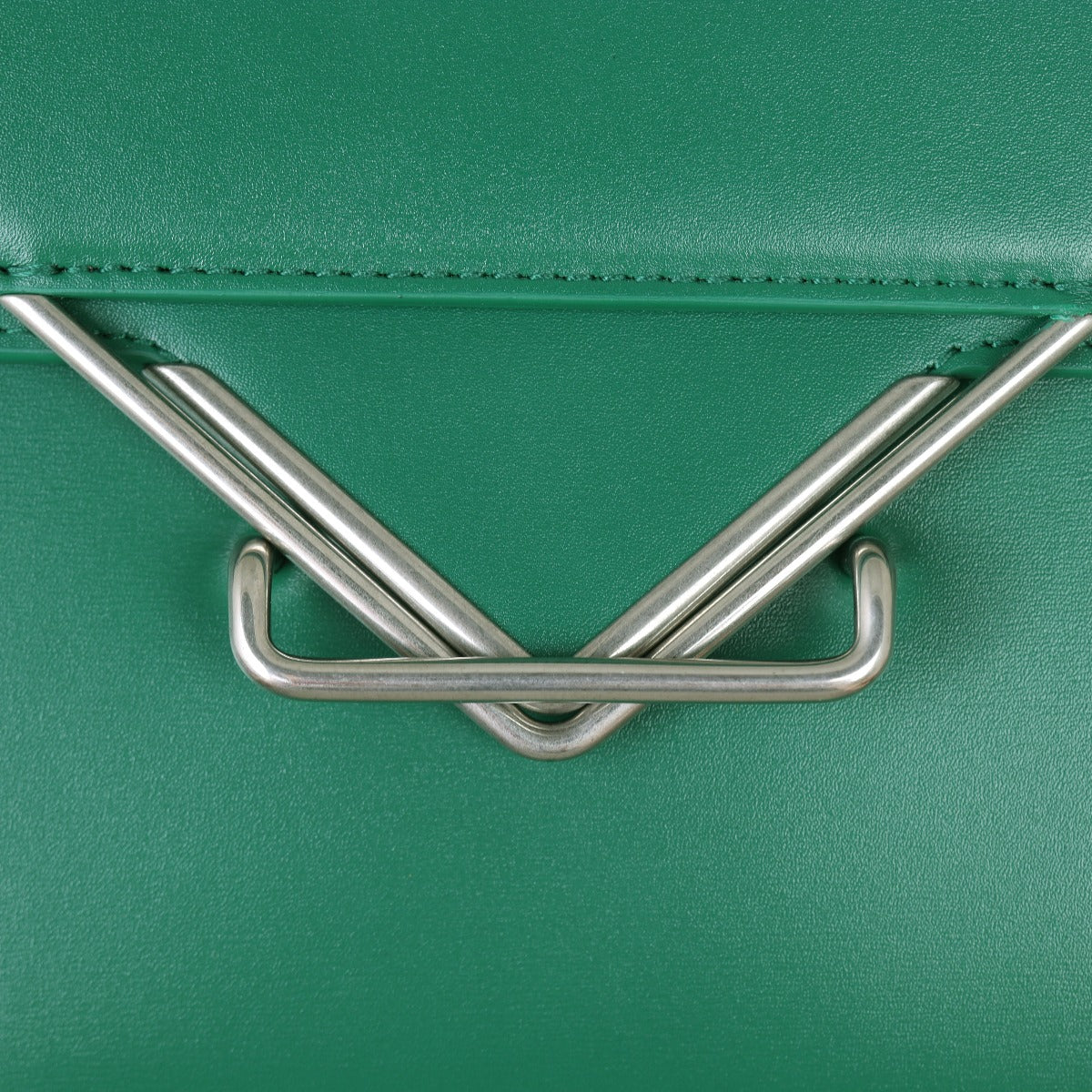 Bottega Veneta The Clip Flap Shoulder Bag Hardware