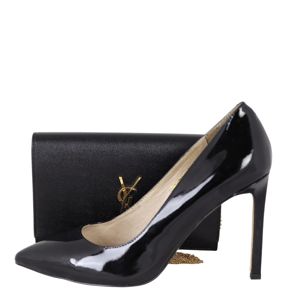 Saint Laurent Kate Tassel Chain Wallet