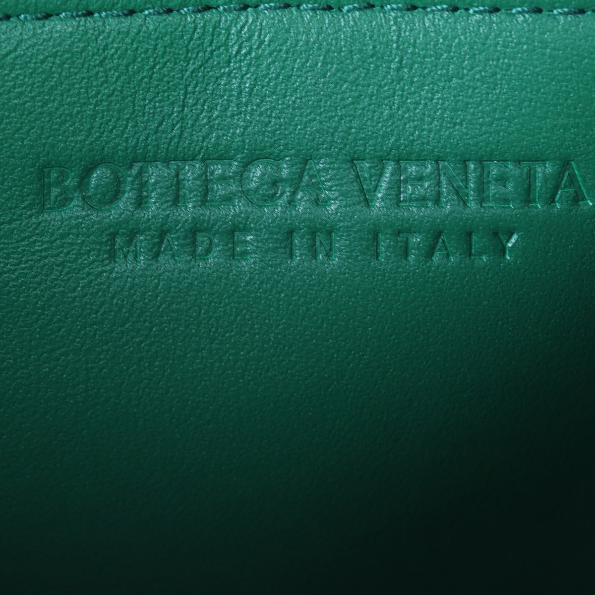 Bottega Veneta The Clip Flap Shoulder Bag Interior Stamp
