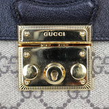 Gucci GG Supreme Padlock Mini Top Handle Shoulder Bag