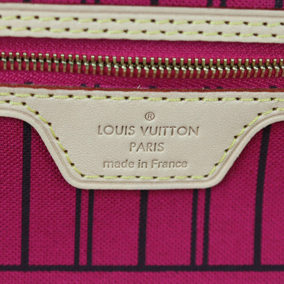 Louis Vuitton Neverfull GM Monogram Interior Stamp