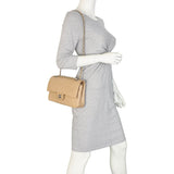 Chanel Classic Double Flap Medium | Beige Vintage