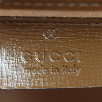 Gucci GG Supreme Horsebit Pouch Interior Stamp