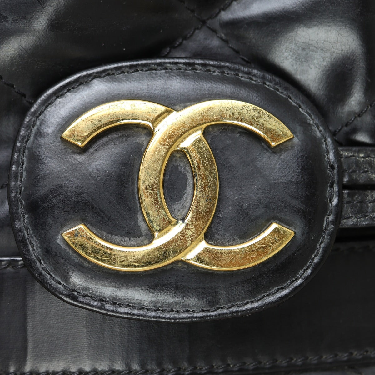 Chanel Vintage Quilted Duffle Bag Hardware