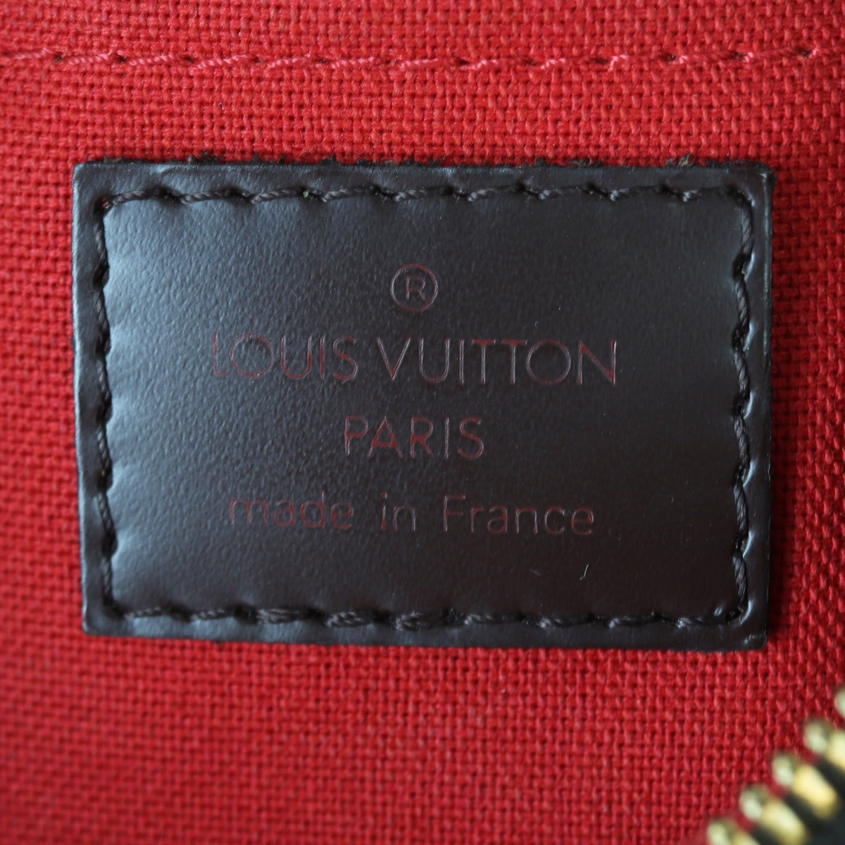 Louis Vuitton Thames GM Damier Ebene Interior Stamp