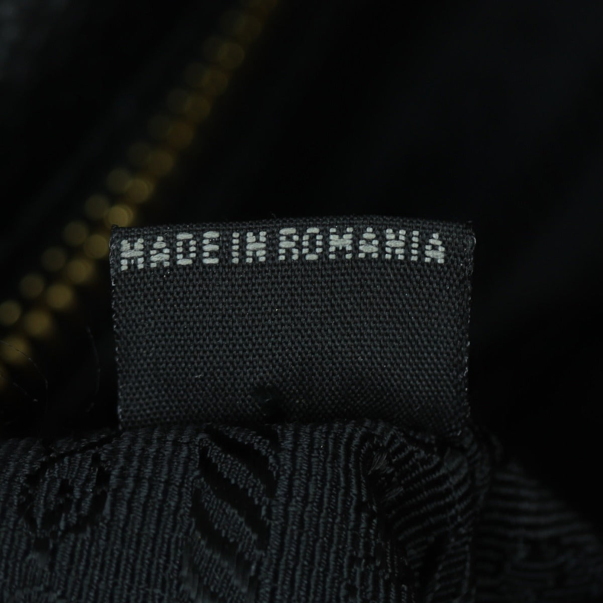 Prada Vitello Daino Zip Tote Interior