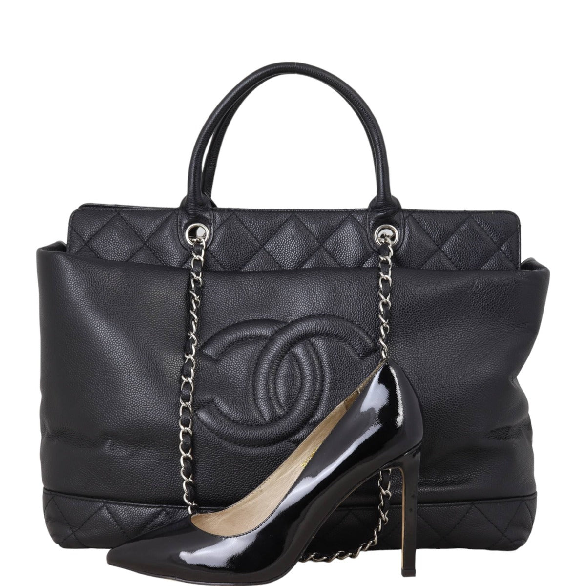 Chanel CC Double Handle Tote