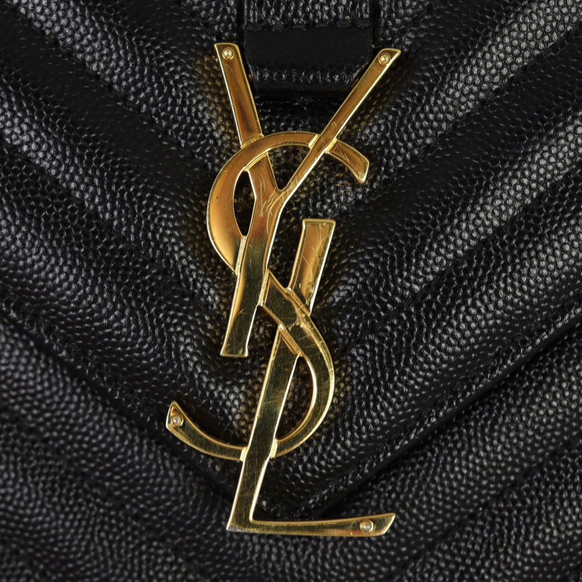 Saint Laurent Matelasse Envelope Large Bag Hardware