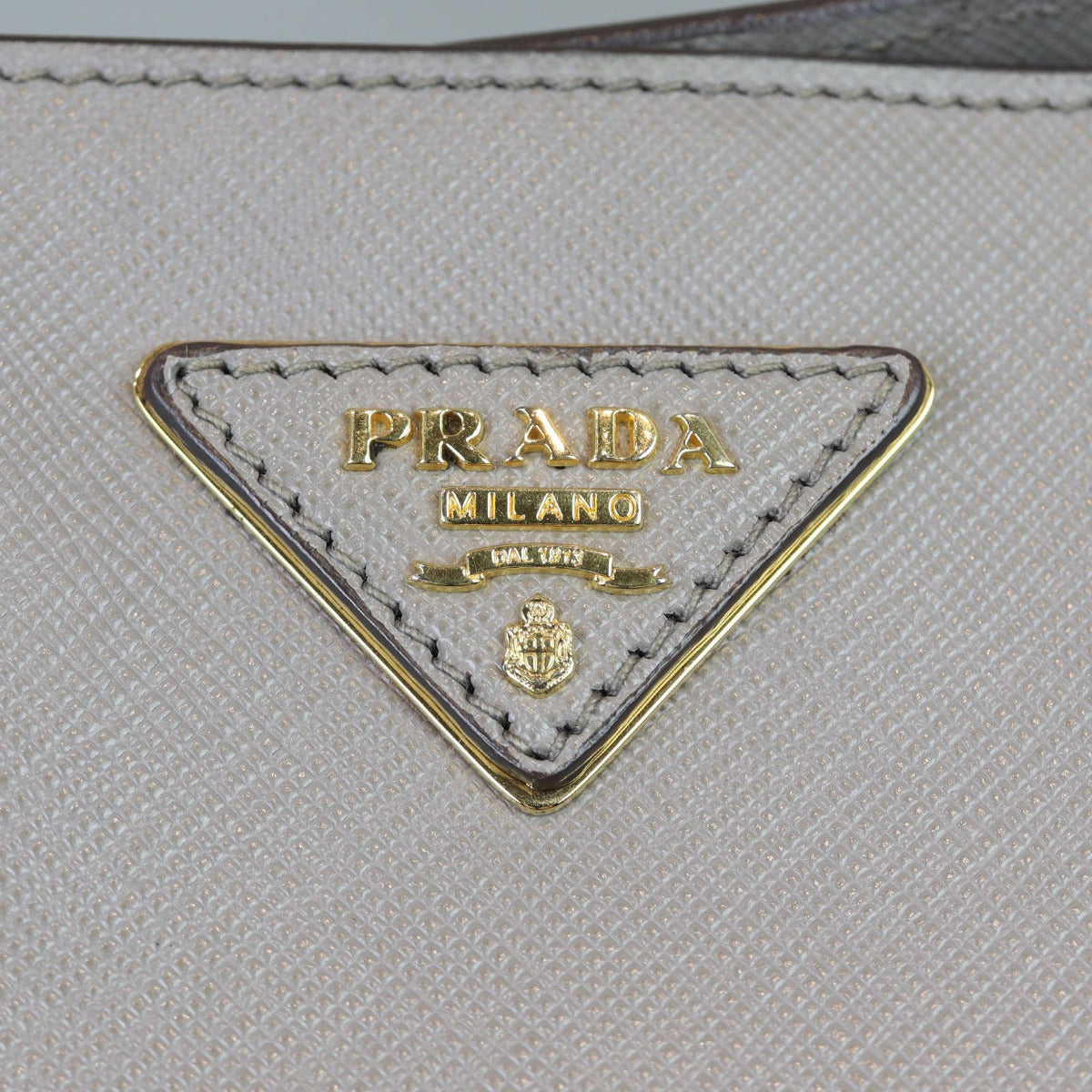 Prada Saffiano Lux Galleria Tote Logo