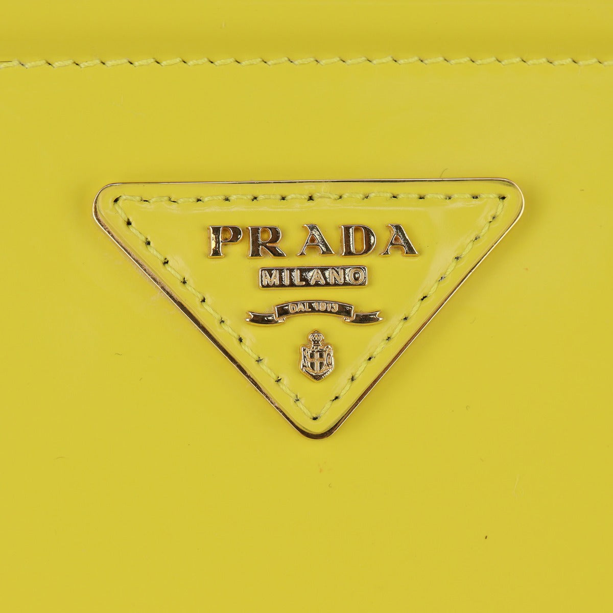 Prada Smooth Leather Tote Bag Hardware