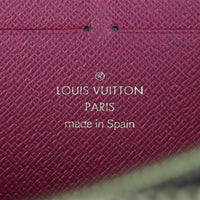 Louis Vuitton Clemence Wallet Monogram Interior Stamp