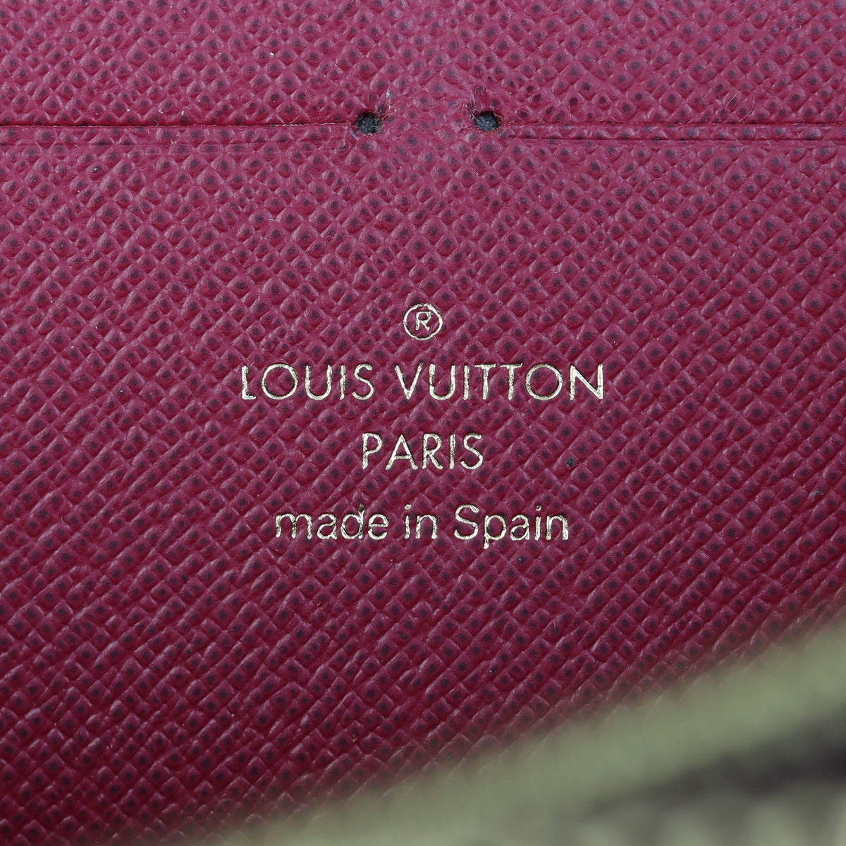 Louis Vuitton Clemence Wallet Monogram Interior Stamp
