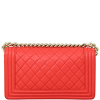 Chanel Boy Old Medium | Red