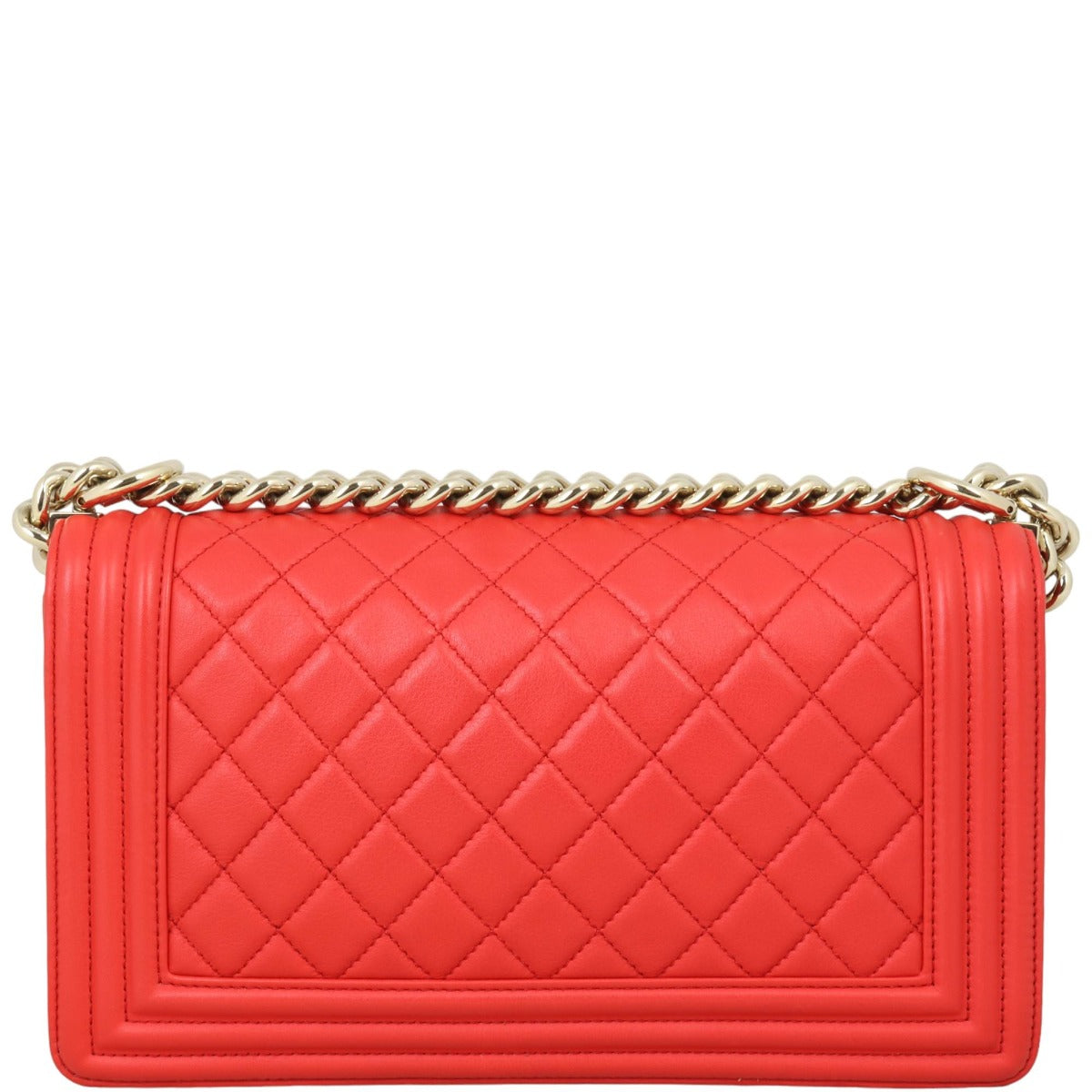 Chanel Boy Old Medium | Red