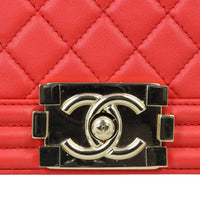 Chanel Boy Old Medium | Red