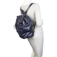 Prada Soft Calf Zip Pocket Backpack