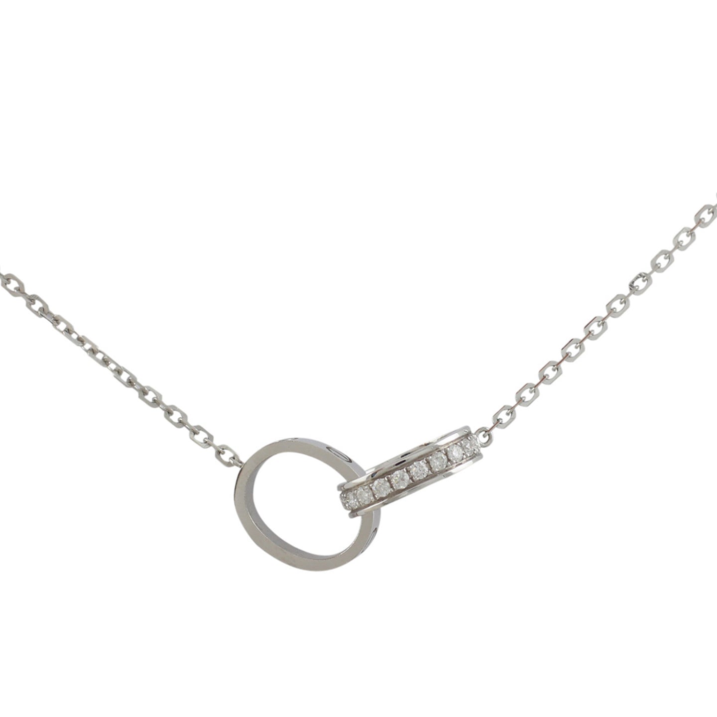 Cartier Love Diamond Necklace Stones