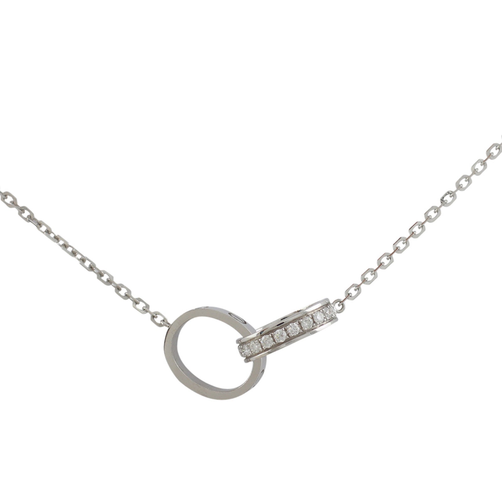 Cartier Love Diamond Necklace Stones