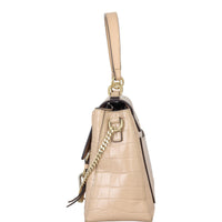 Chloe Faye Day Bag Medium Croc-Embossed