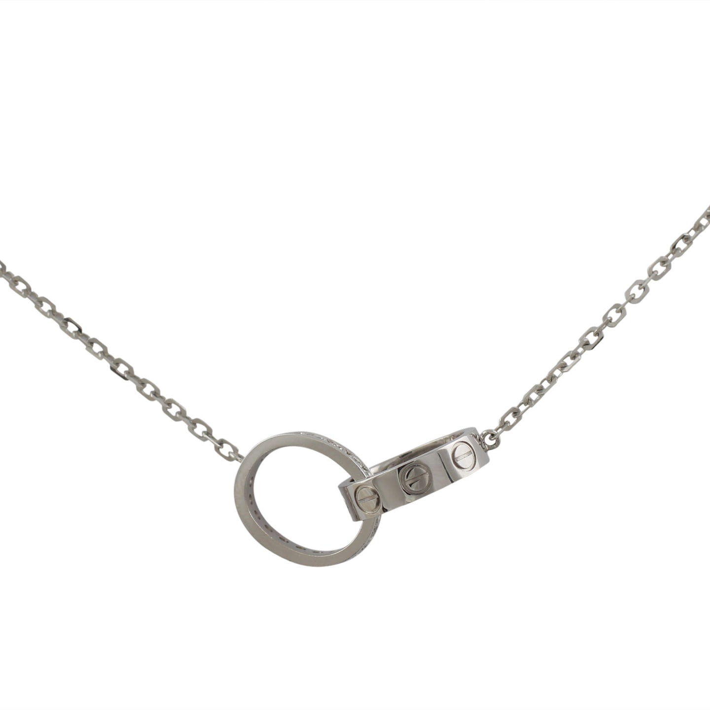 Cartier Love Diamond Necklace Logo