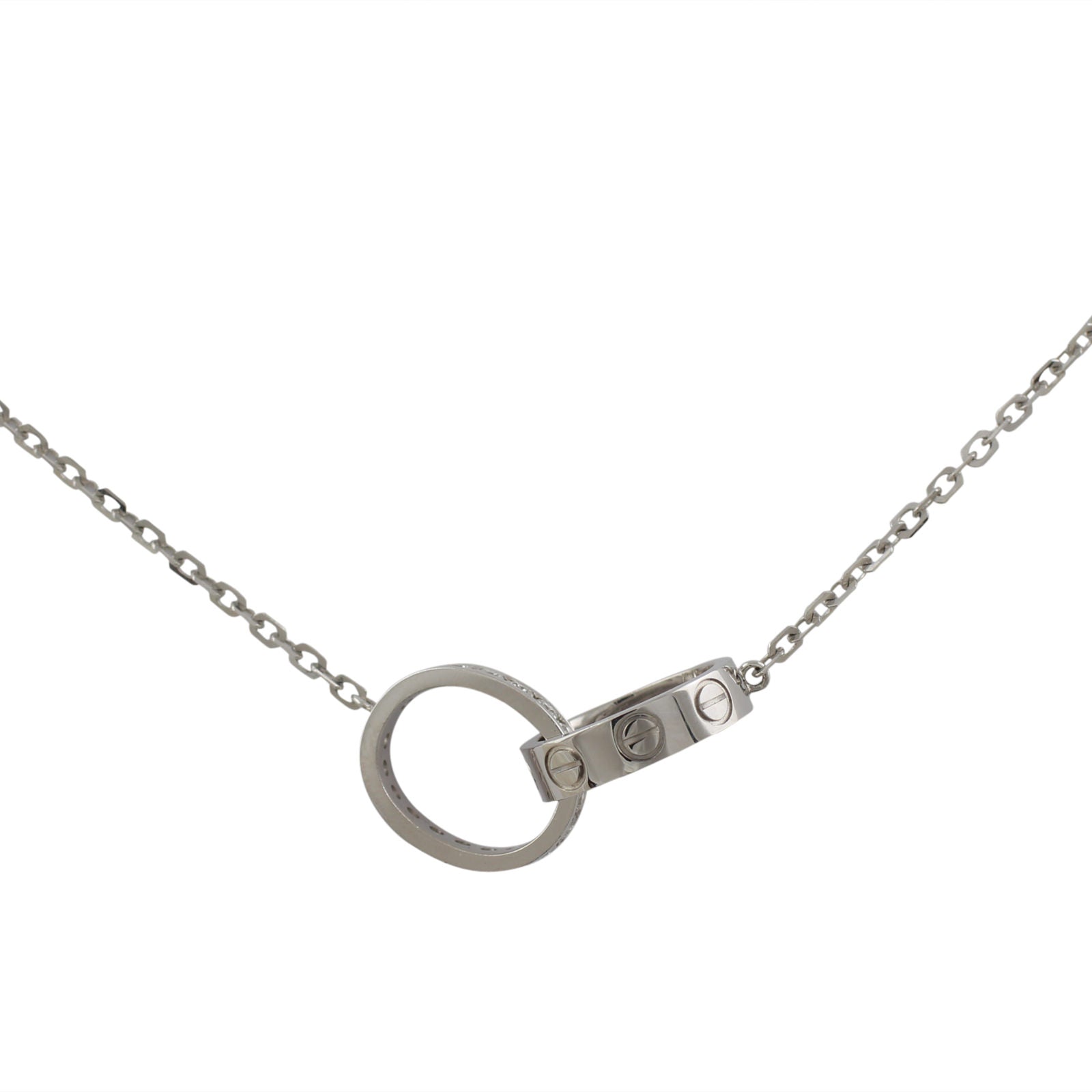 Cartier Love Diamond Necklace Logo