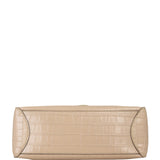 Chloe Faye Day Bag Medium Croc-Embossed