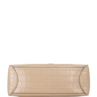Chloe Faye Day Bag Medium Croc-Embossed