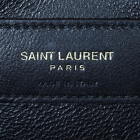Saint Laurent Kate Tassel Chain Bag Small Croc-Embossed Interior Stamp