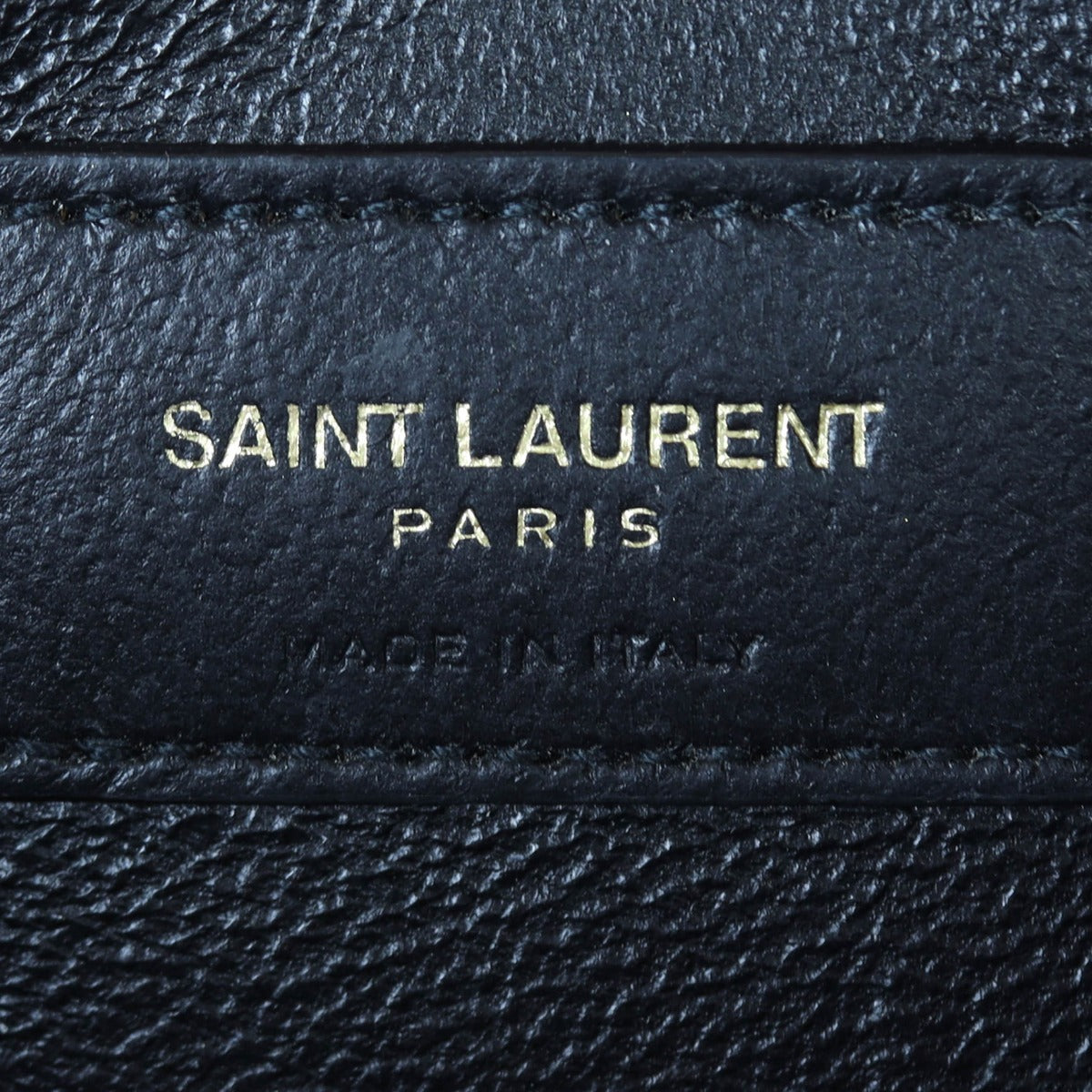 Saint Laurent Kate Tassel Chain Bag Small Croc-Embossed Interior Stamp