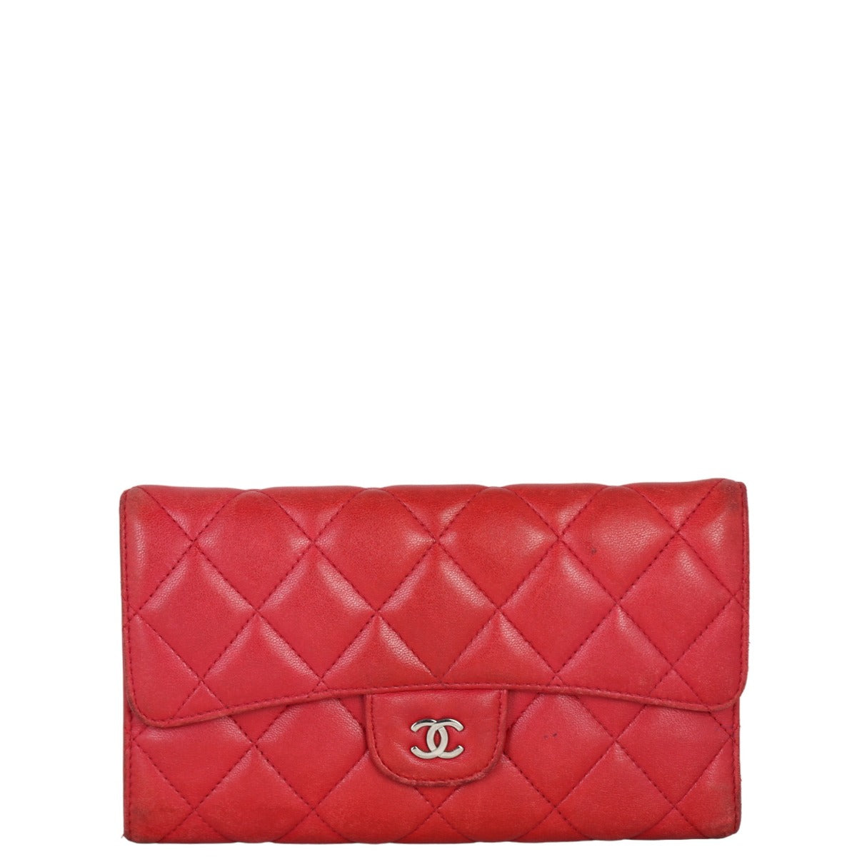 Chanel Classic Flap Long Wallet | Red