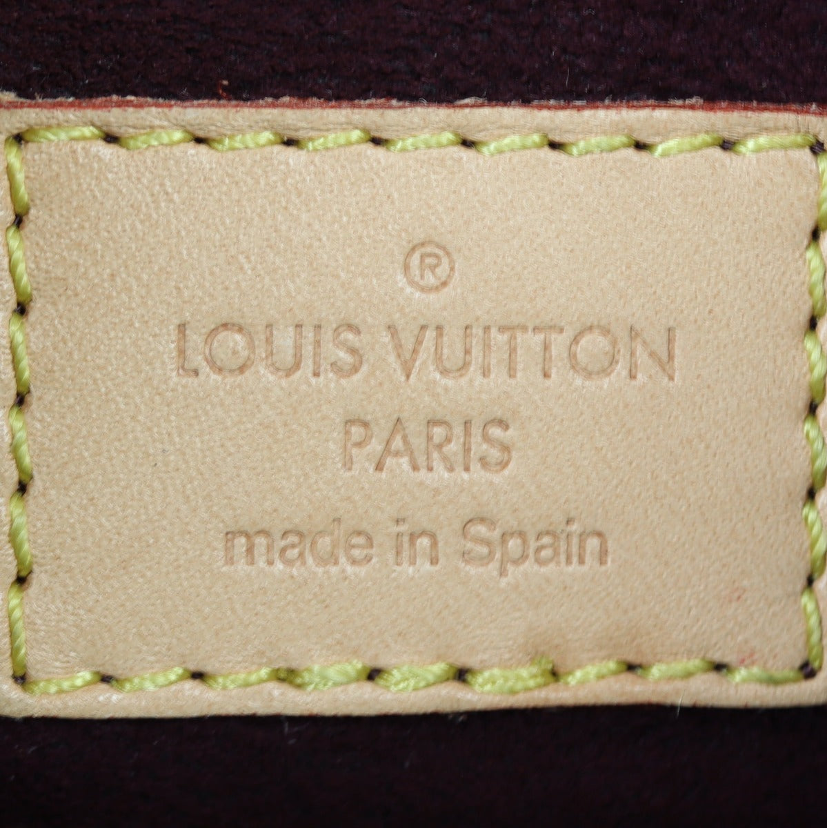 Louis Vuitton Montaigne BB Monogram Interior Stamp