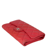 Chanel Classic Flap Long Wallet | Red