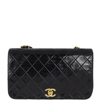 Chanel CC Full Flap Bag Small | Black Diamond
