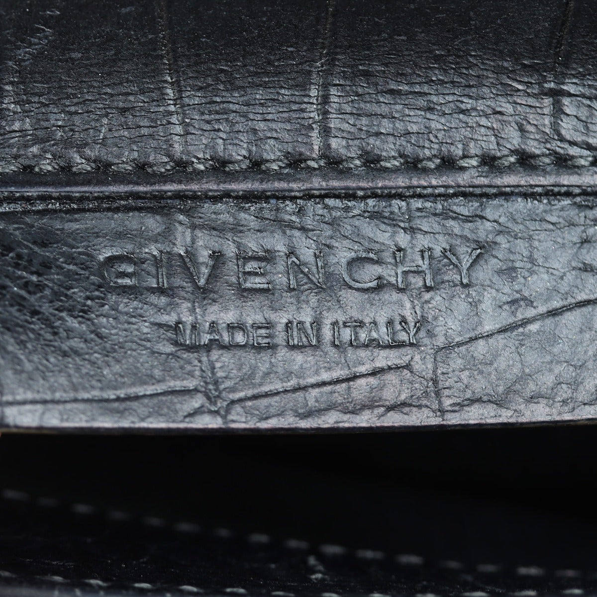 Givenchy Antigona Envelope Clutch Interior Stamp