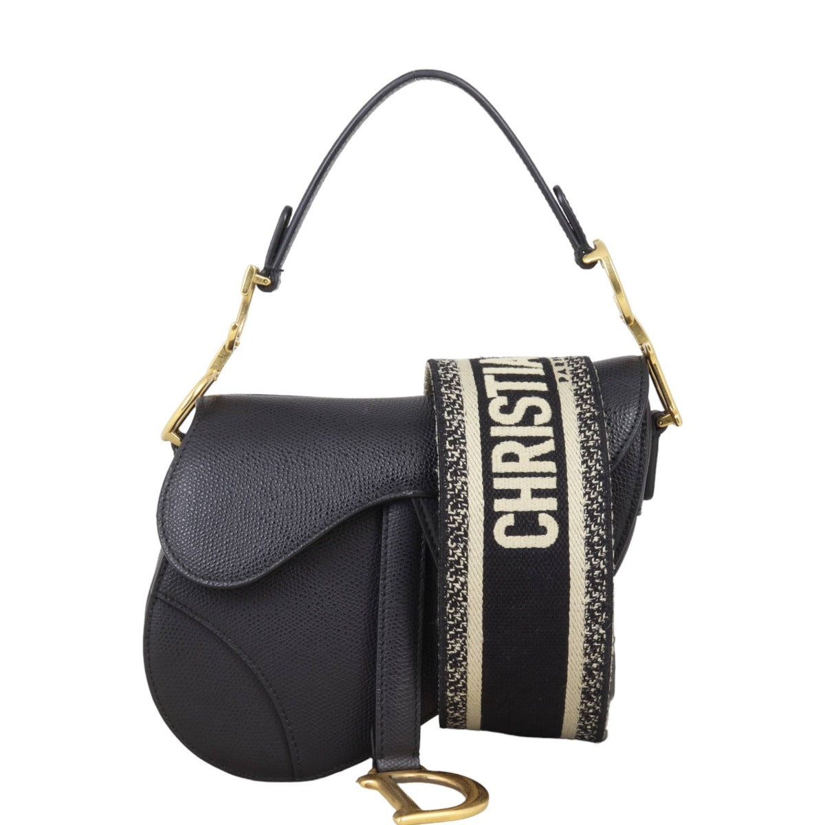 Dior Saddle Bag Mini with Embroidered Strap