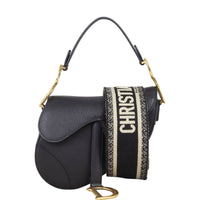 Dior Saddle Bag Mini with Embroidered Strap