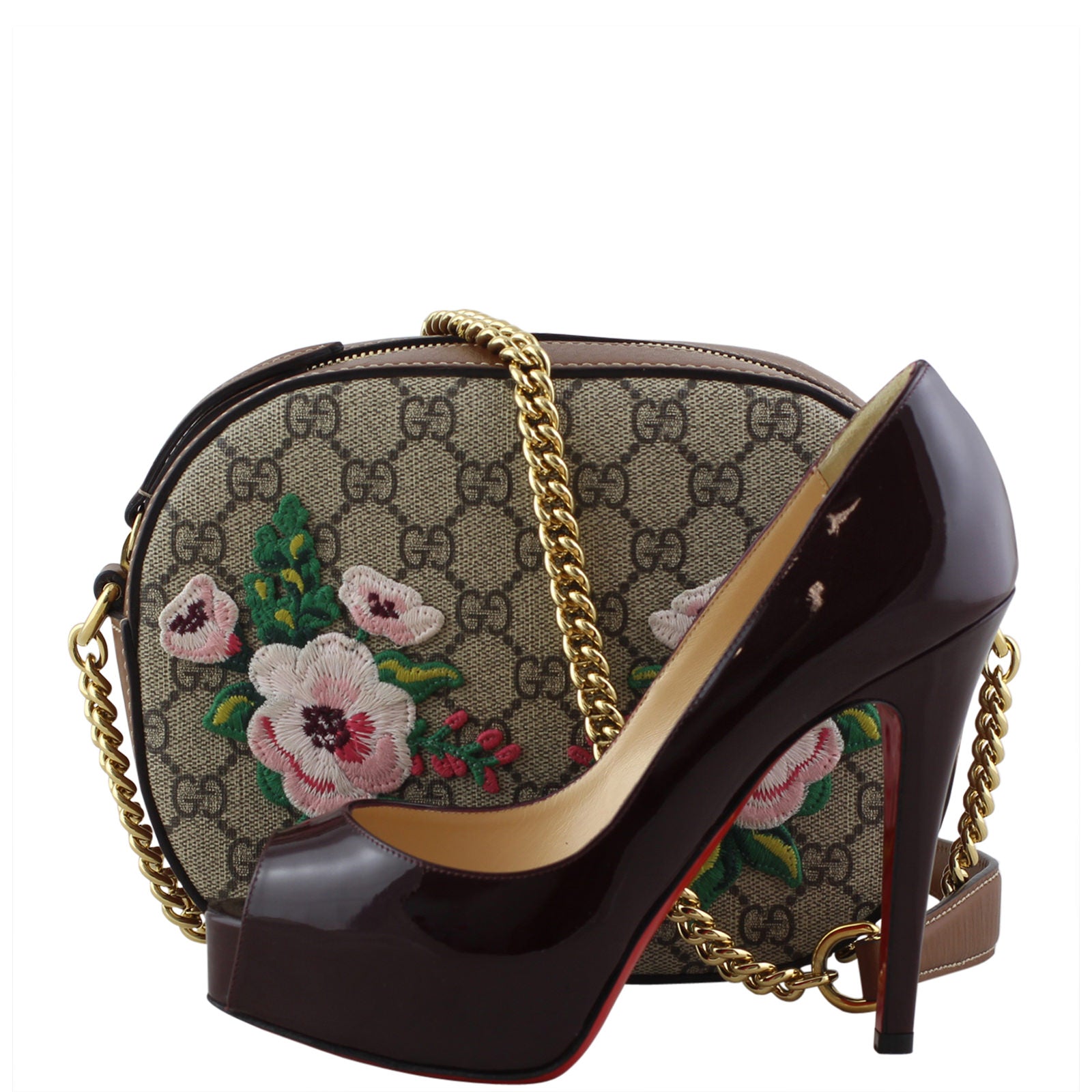 Gucci Embroidered Souvenir Supreme Bag Scale