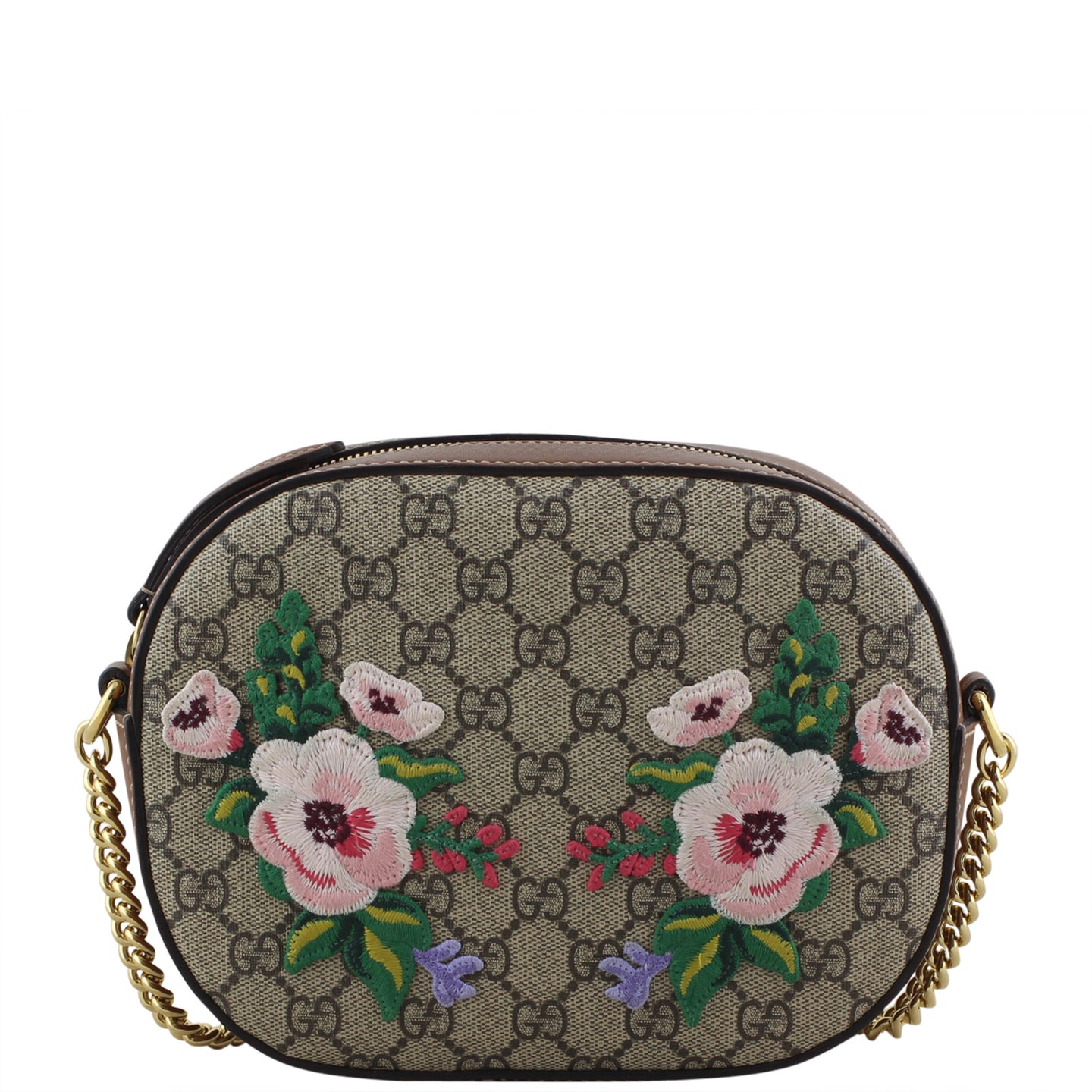 Gucci Embroidered Souvenir Supreme Bag Front