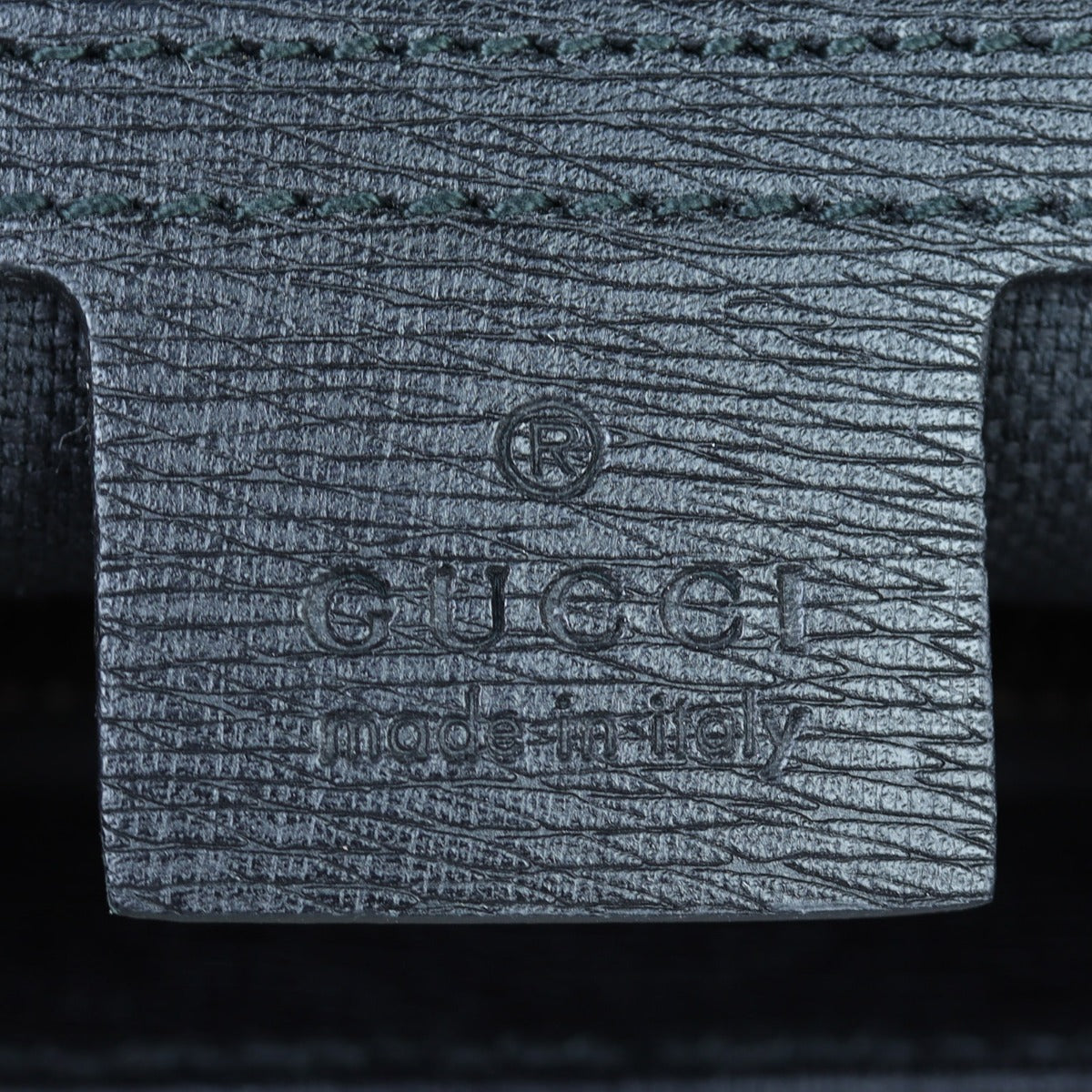 Gucci Bright Bite Tote Interior Stamp