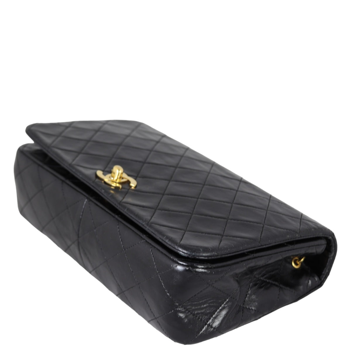 Chanel CC Full Flap Bag Small | Black Diamond