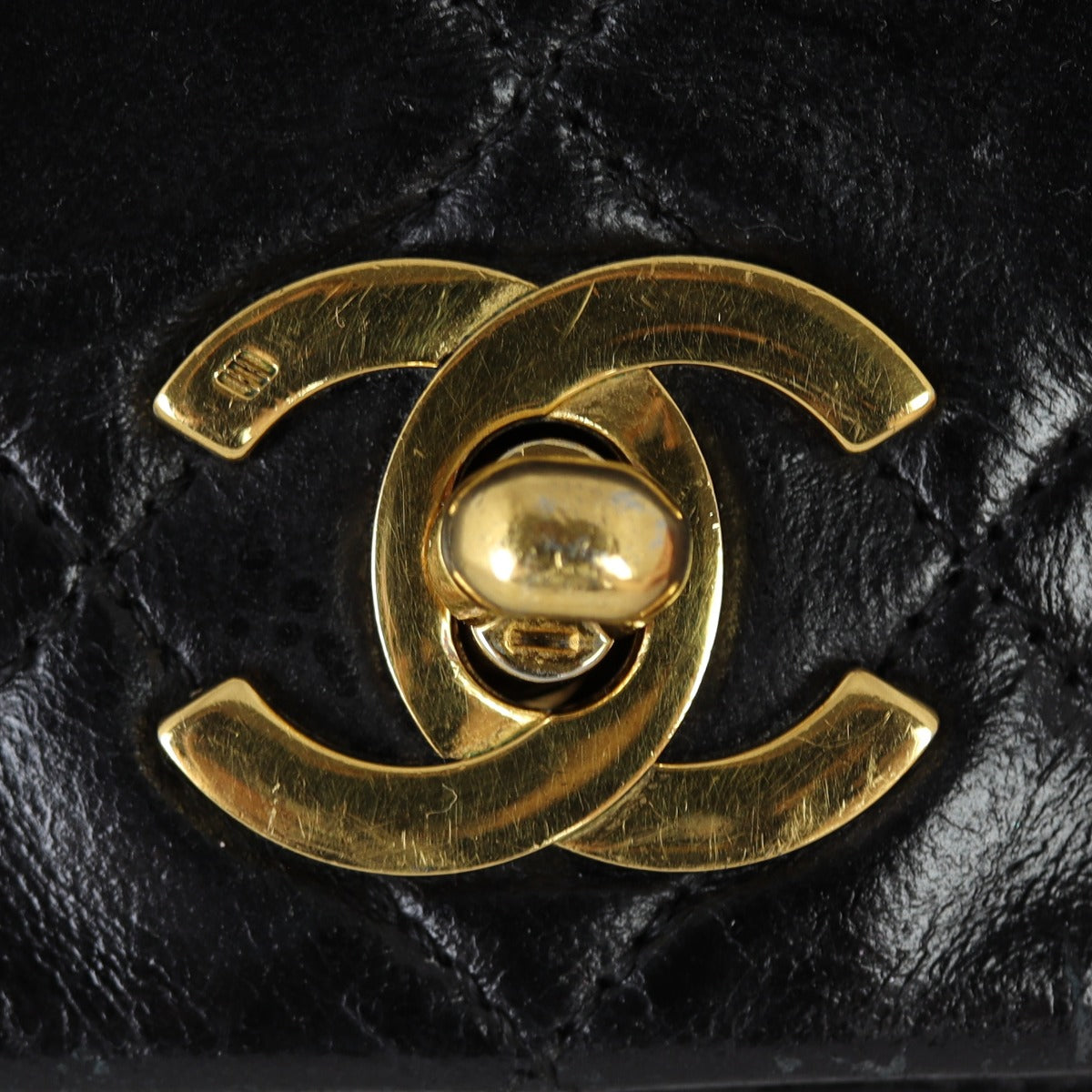 Chanel CC Full Flap Bag Small | Black Diamond