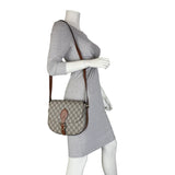 Gucci GG Supreme Saddle Flap Bag