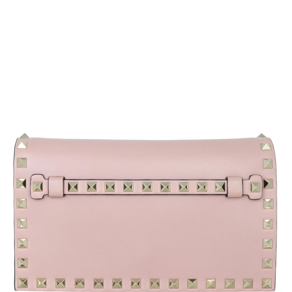 Valentino Rockstud Wristlet Flap Clutch