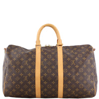 Louis Vuitton Keepall Bandouliere 45 Monogram front