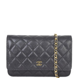 Chanel Classic Wallet on Chain |Caviar