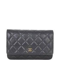 Chanel Classic Wallet on Chain |Caviar