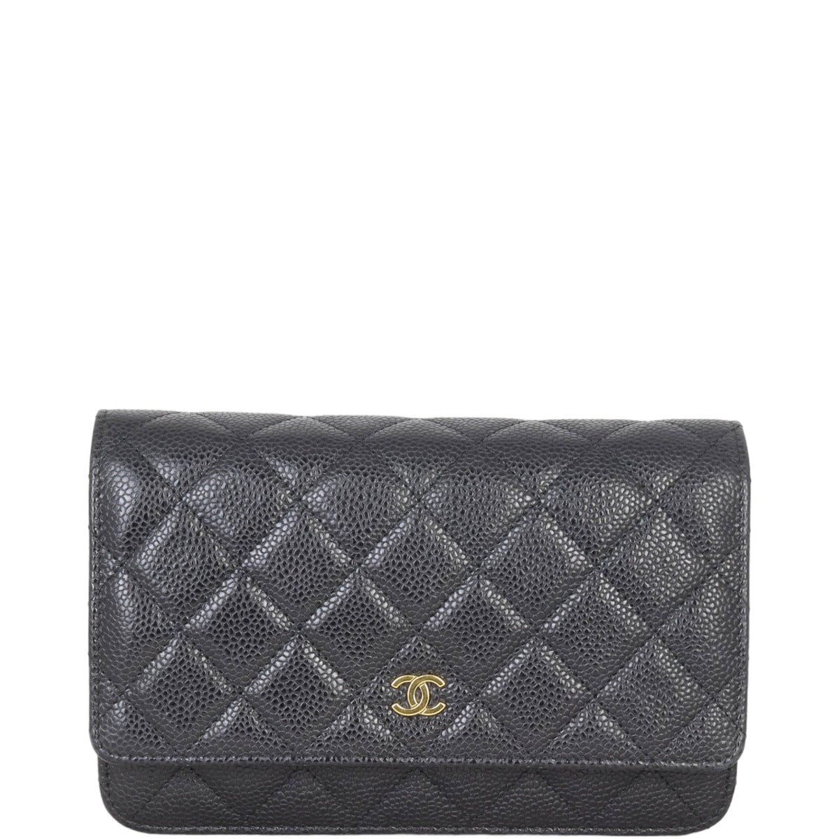 Chanel Classic Wallet on Chain |Caviar