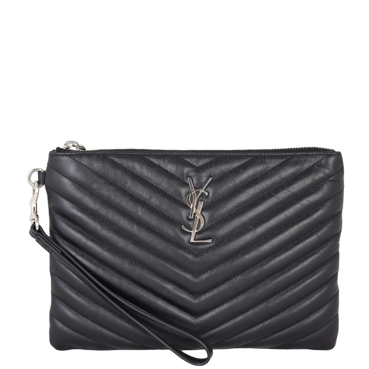 Saint Laurent Cassandre Monogram Matelasse Pouch